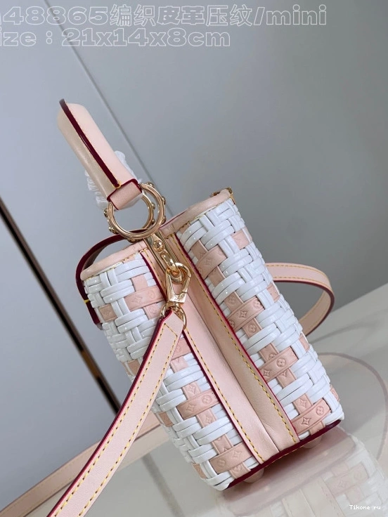 Cheap MINI-21*14*8CM CAPUCINES LOUIS VUITTON 0814